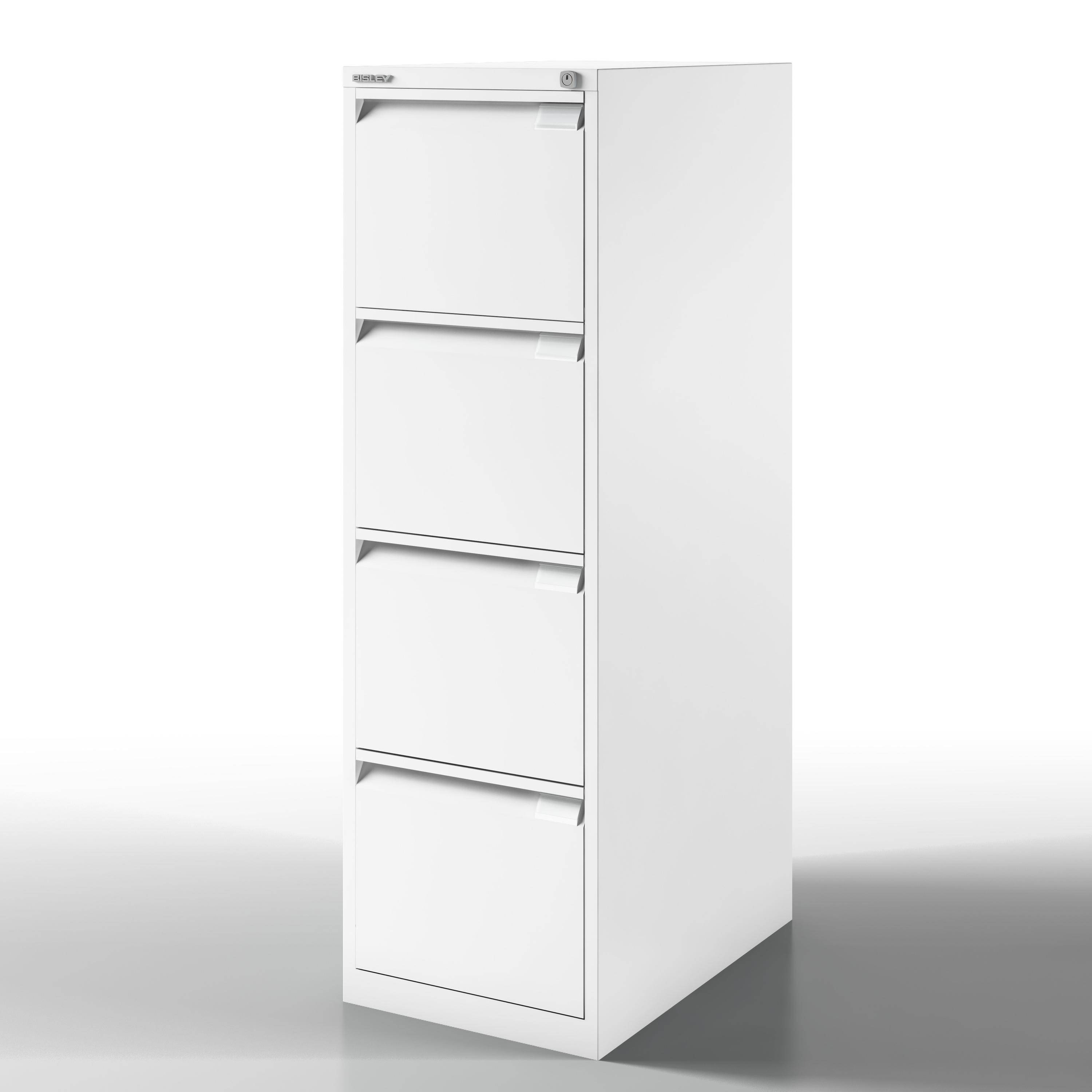 Bisley Hängeregistraturschrank, einbahnig, DIN A4, 4 HR-Schubladen, Farbe verkeh-3