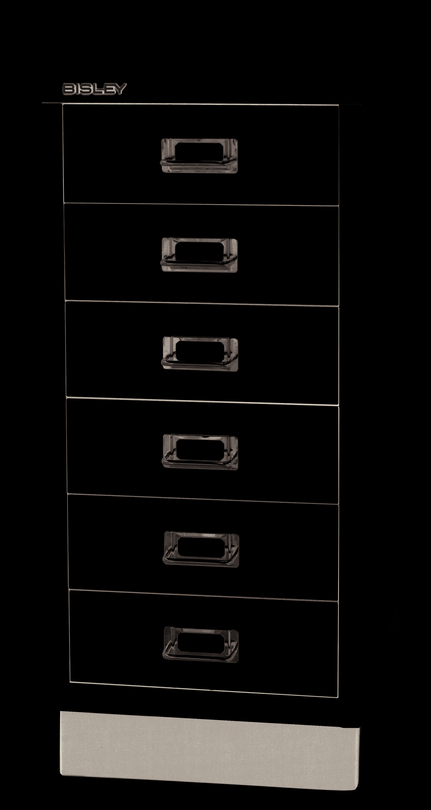 Bisley MultiDrawer™, 29er Serie mit Sockel, DIN A4, 6 Schubladen, Farbe verkehrs-1