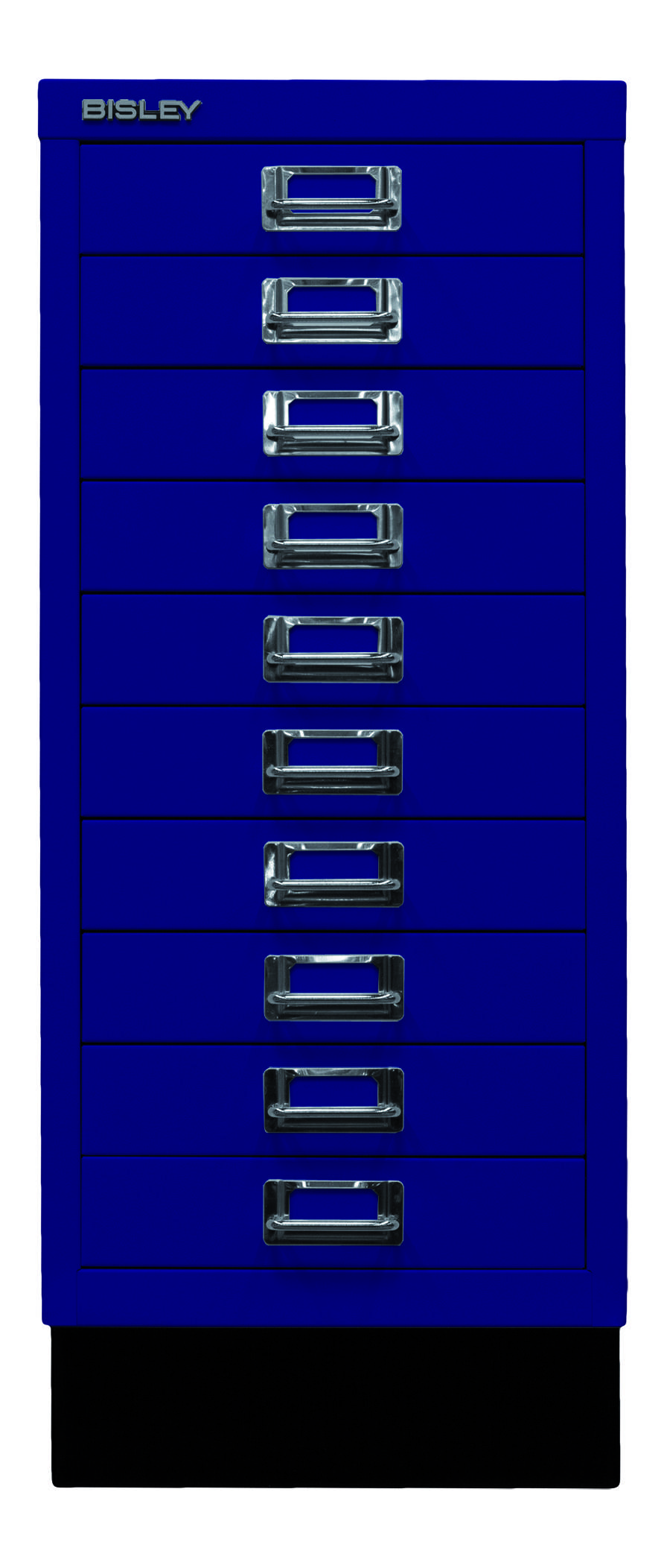 Bisley MultiDrawer™, 29er Serie mit Sockel, DIN A4, 10 Schubladen, Farbe oxfordb-0