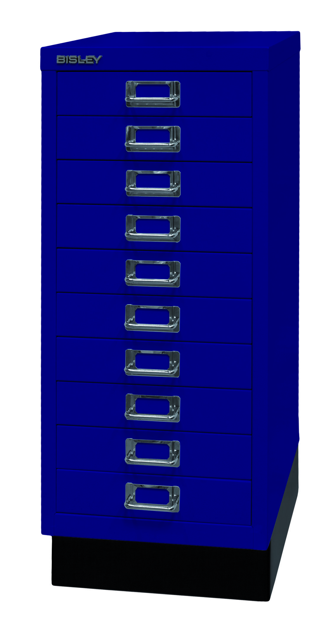 Bisley MultiDrawer™, 29er Serie mit Sockel, DIN A4, 10 Schubladen, Farbe oxfordb-1