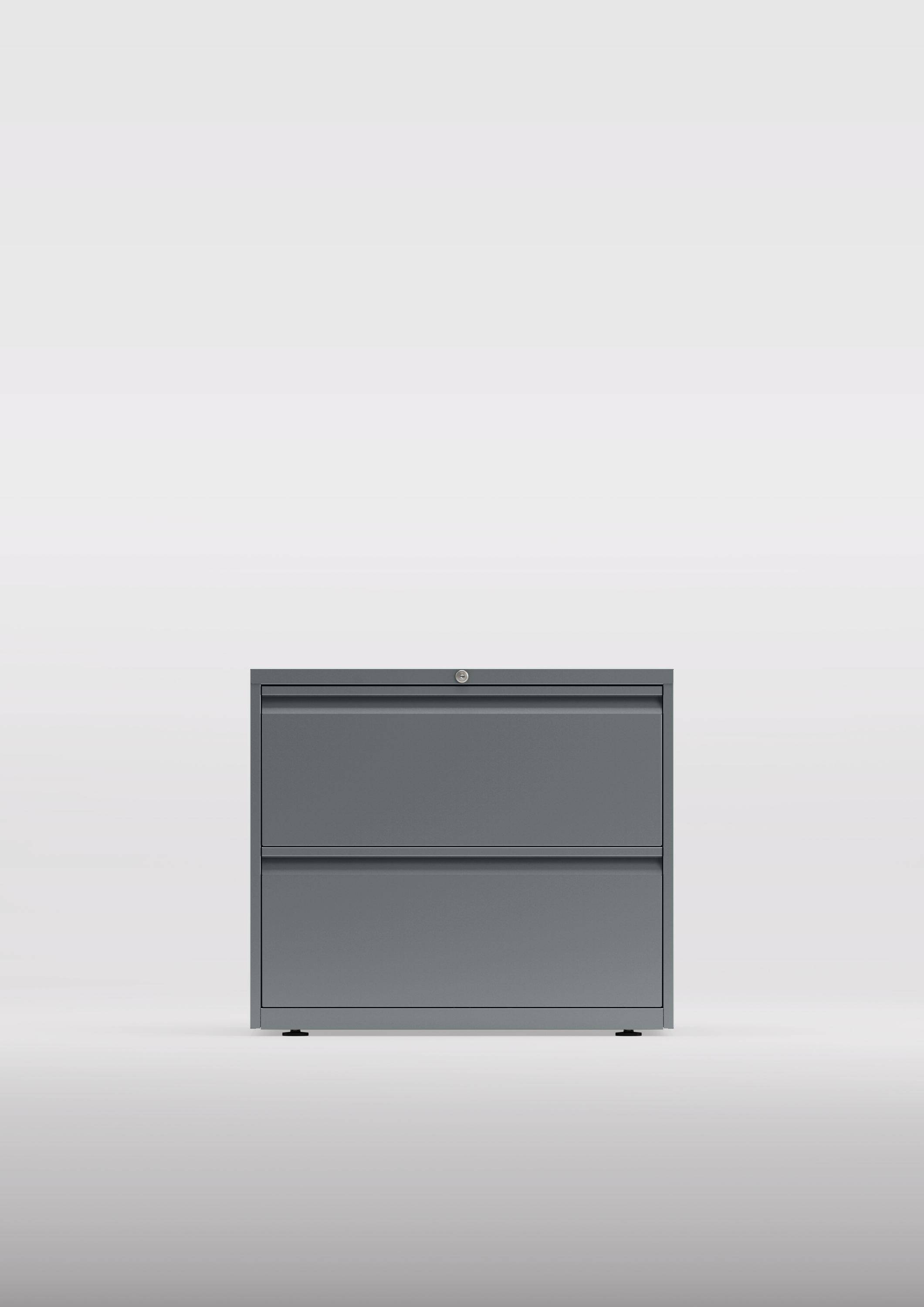 Hängeregistraturschrank Essentials, 2 Hängeregistratur à H 304 mm, Farbe silber-0