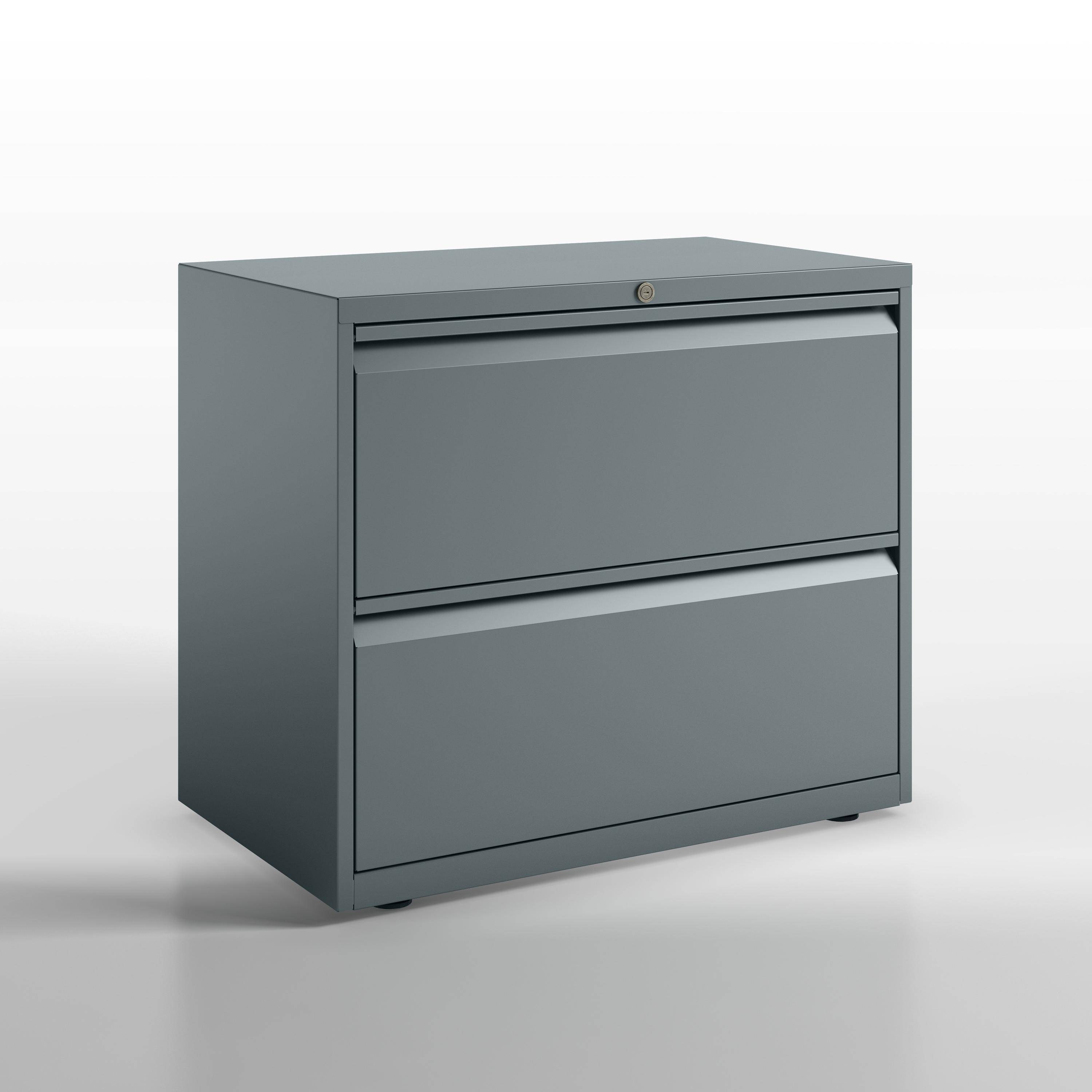 Hängeregistraturschrank Essentials, 2 Hängeregistratur à H 304 mm, Farbe anthraz-1