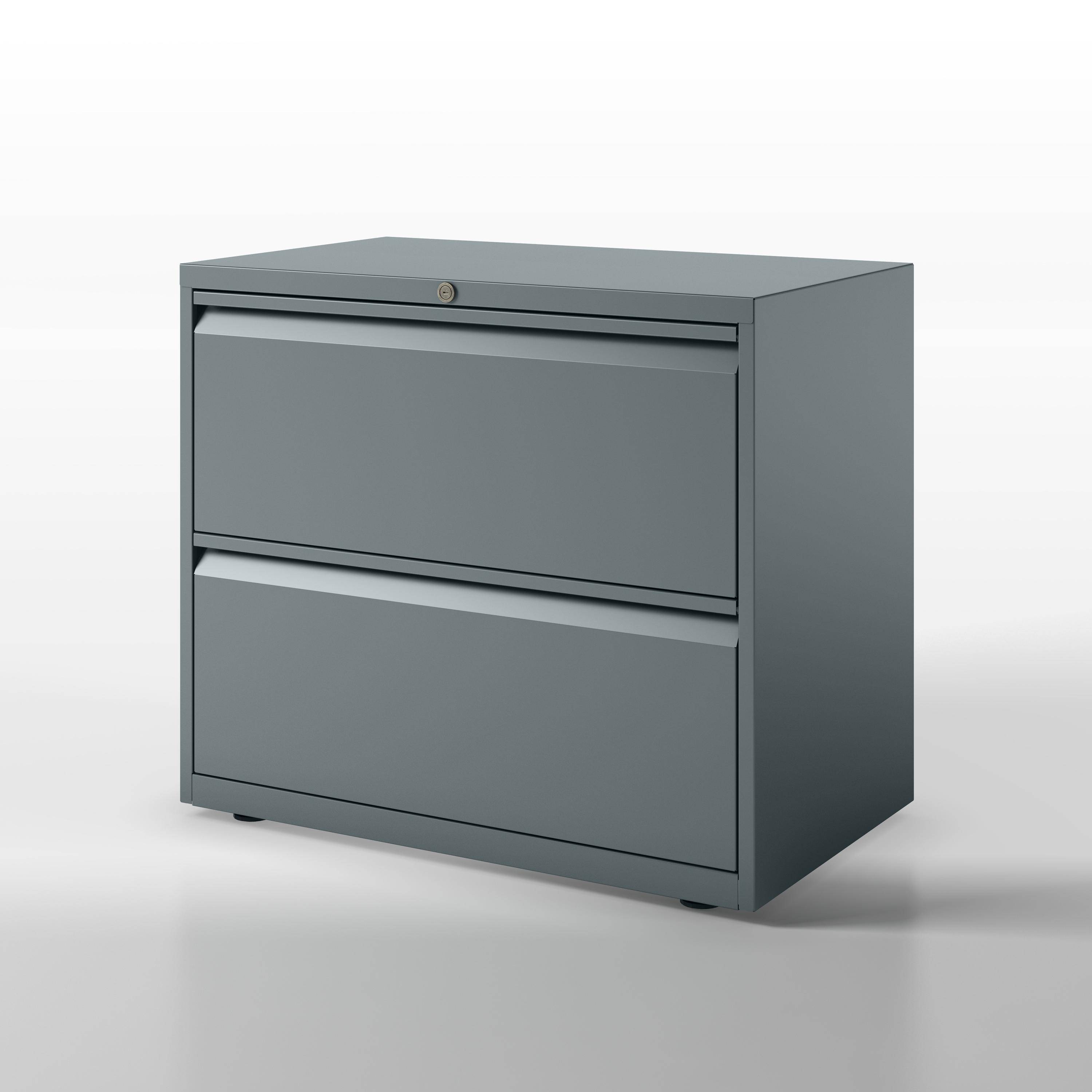 Hängeregistraturschrank Essentials, 2 Hängeregistratur à H 304 mm, Farbe anthraz-2