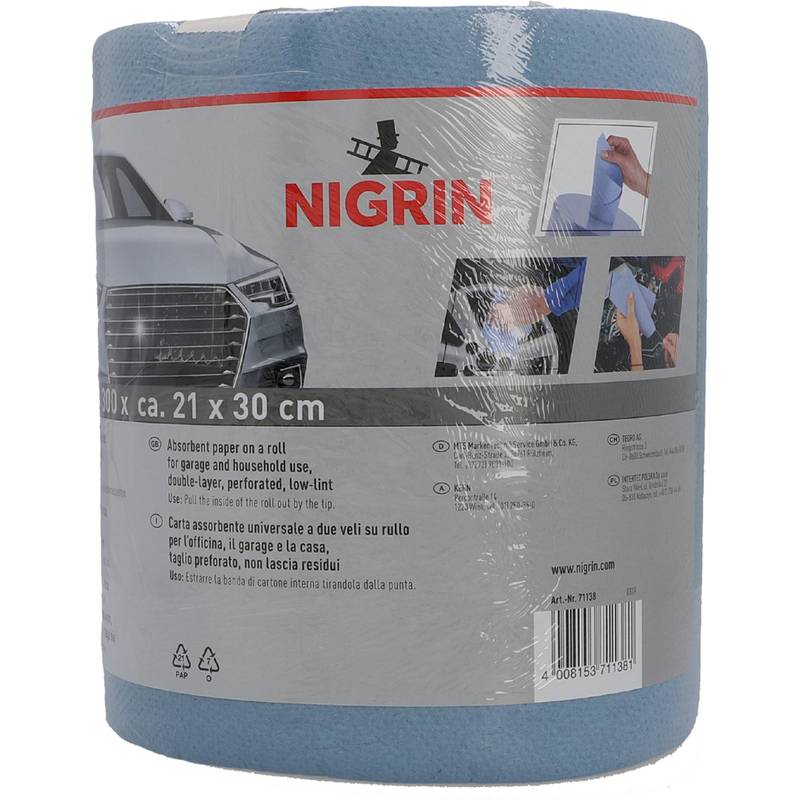 NIGRIN Putzrolle, 2-lagig, blau-0
