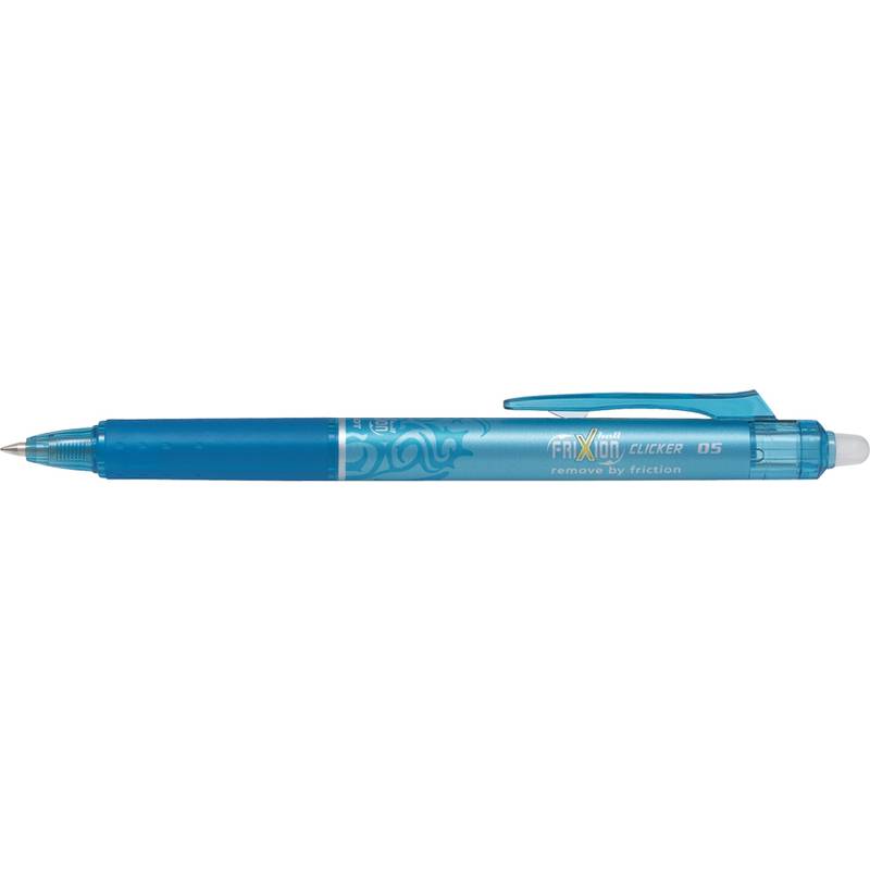 PILOT Tintenroller FRIXION BALL CLICKER 05, hellblau
