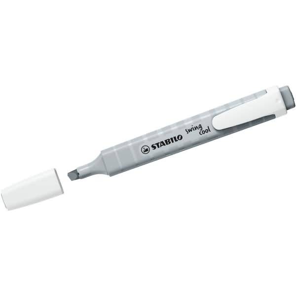 Textmarker swing cool Pastel Seidengrau-0