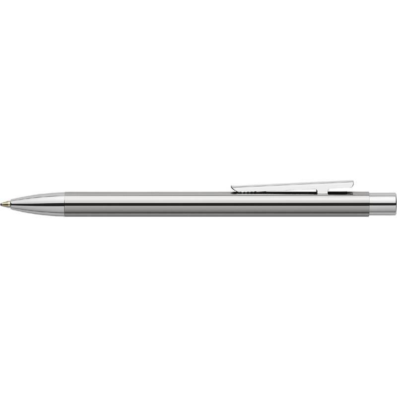 Kugelschreiber NEO Slim - B Edelstahl glänzend.-0
