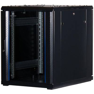 Rockstable 15 HE 19 Zoll Serverschrank | (BxTxH) 600x800x770mm | Glastür