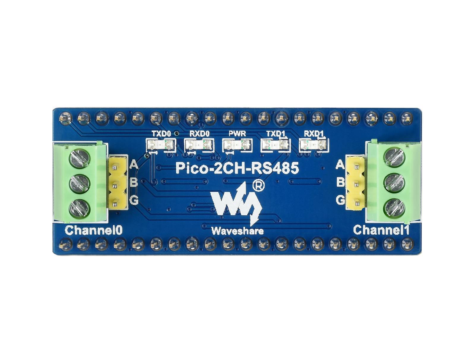 WaveShare 2-Channel RS485 Module for Raspberry Pi Pico SP3485 Transceiver UART To RS485-2