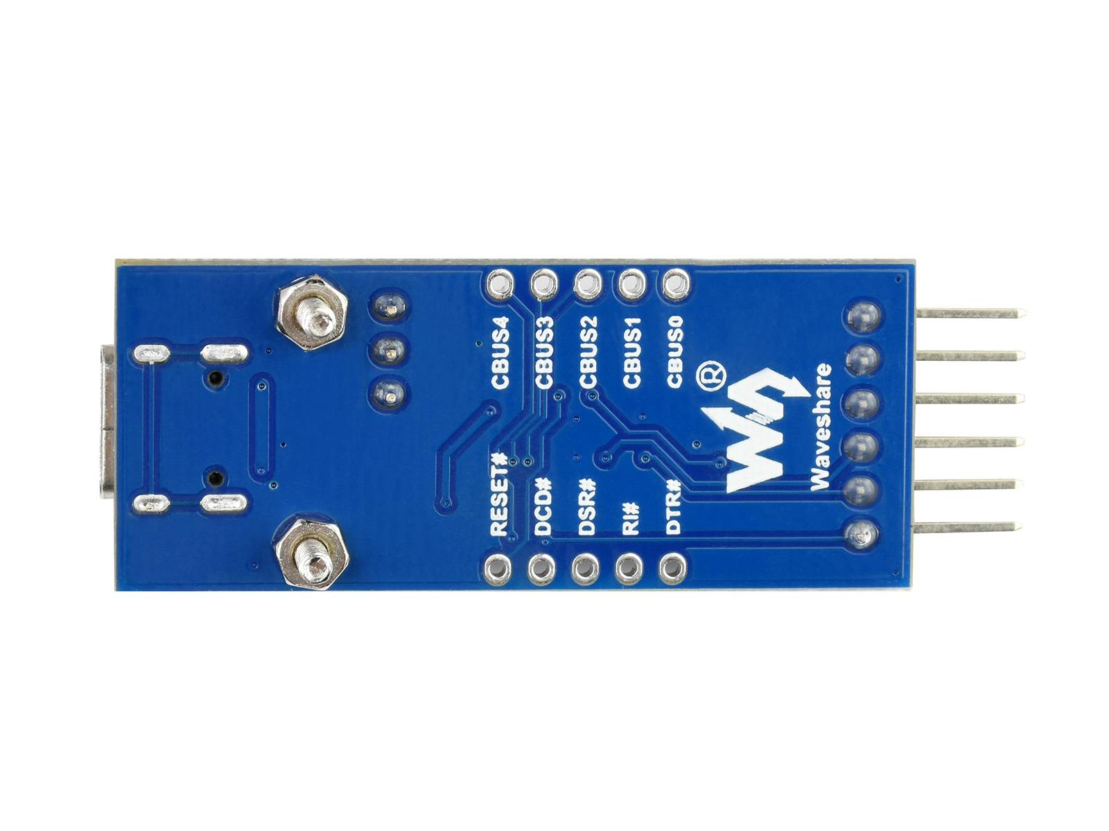 WaveShare FT232 USB UART Board (Type C), USB To UART (TTL) Communication Module, USB-C Connector-3
