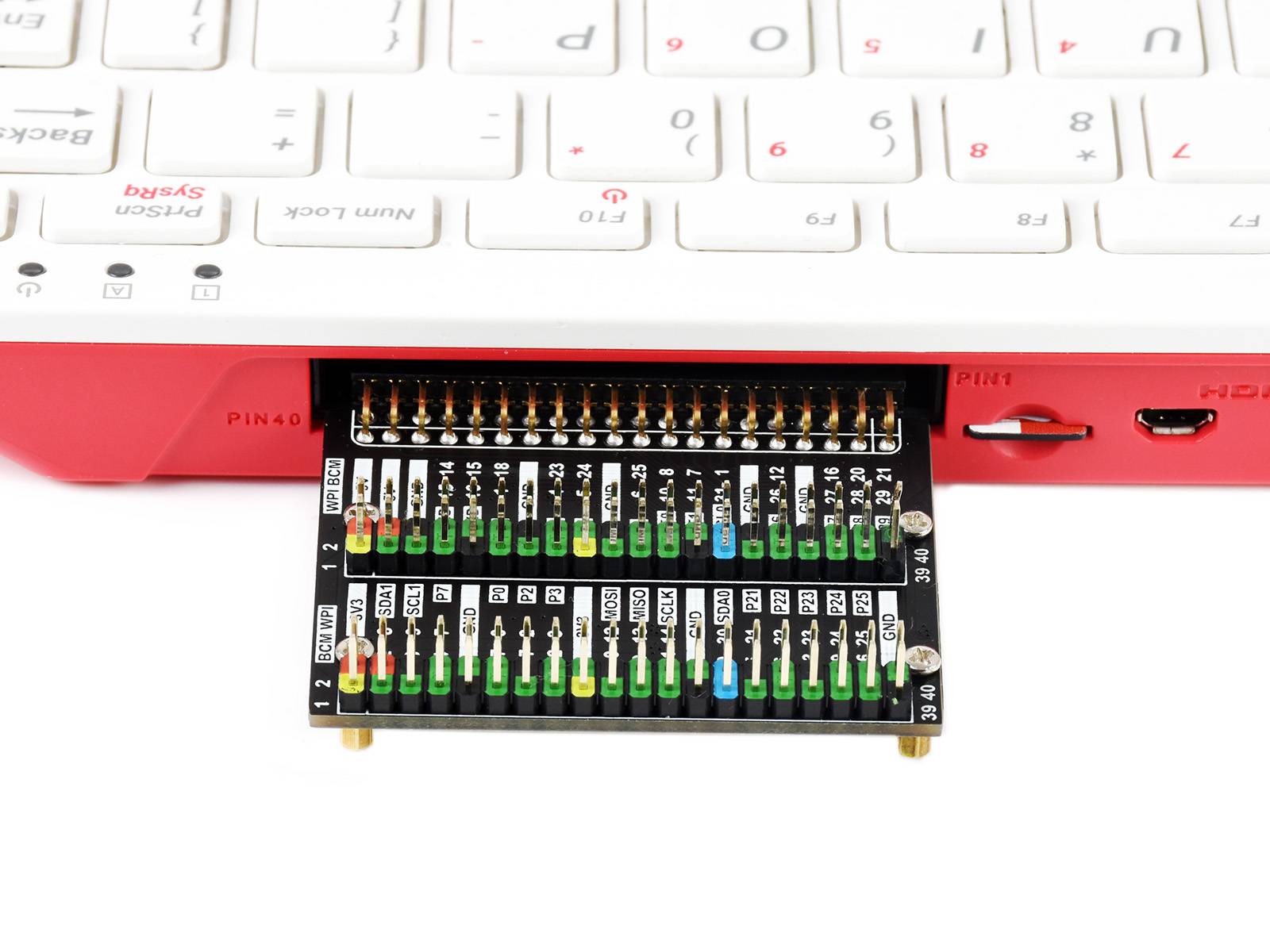 WaveShare Raspberry Pi 400 GPIO Header Adapter Header Expansion 2x 40PIN Header-2