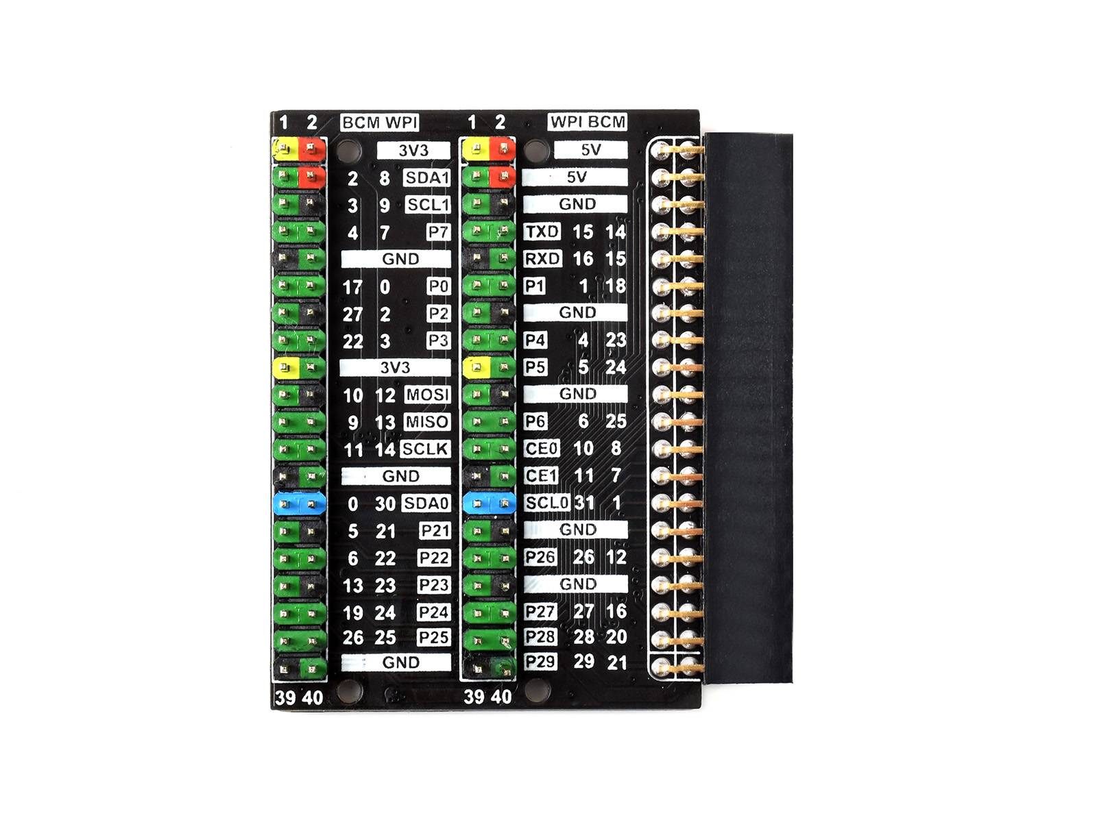 WaveShare Raspberry Pi 400 GPIO Header Adapter Header Expansion 2x 40PIN Header-3