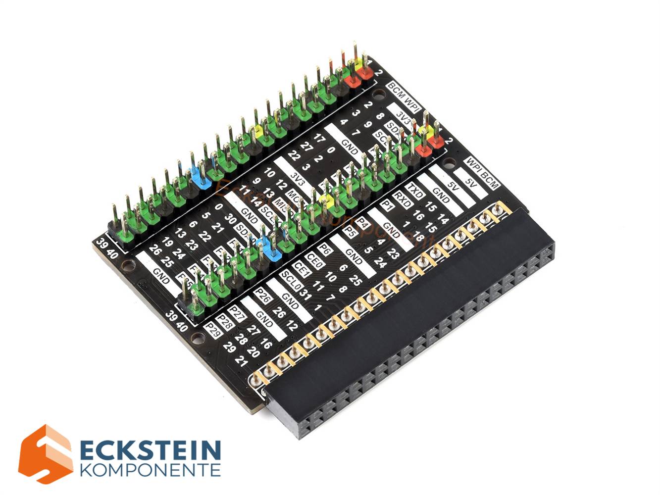 WaveShare Raspberry Pi 400 GPIO Header Adapter Header Expansion 2x 40PIN Header-6