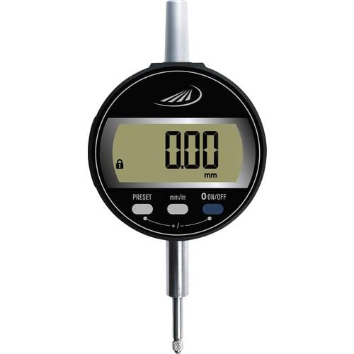 HELIOS PREISSER 1722 502-D Messuhr kalibriert (DAkkS-akkreditiertes Labor) mit digitaler Anzeige 12.5 mm Ablesung: 0.01 ...