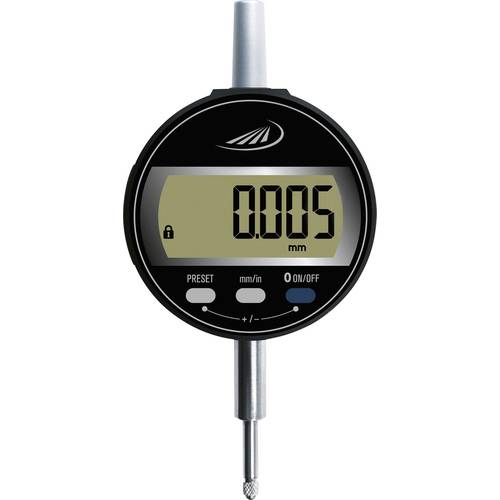 HELIOS PREISSER 1723 502-D Messuhr kalibriert (DAkkS-akkreditiertes Labor) mit digitaler Anzeige 12.5 mm Ablesung: 0.005...