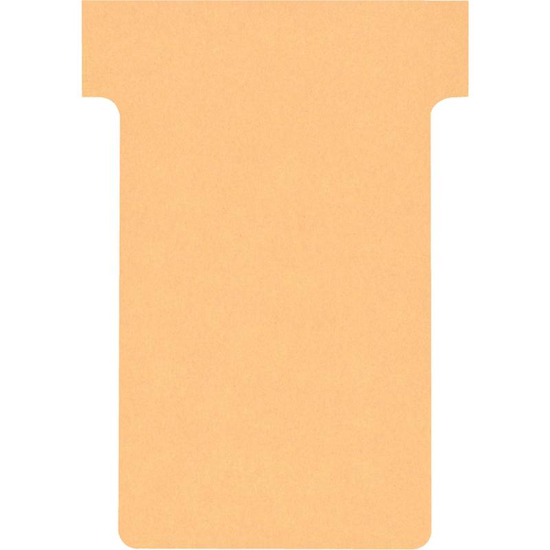 nobo T-Karten, Größe 2 / 60 mm, 170 g/qm, beige