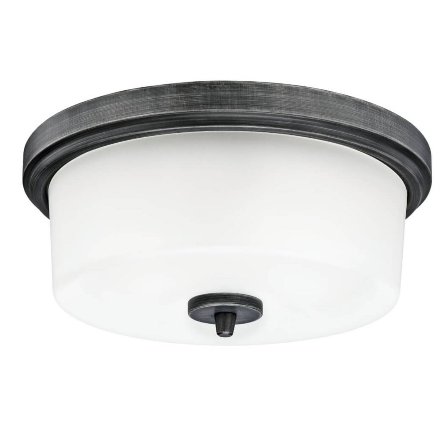 Deckenleuchte Cedric Aluminium gealtert mit 2 Lampen-0