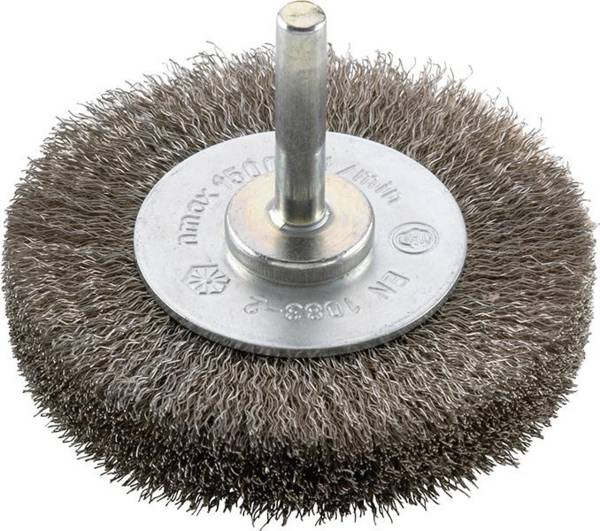 Forum Rundbürste Rostf. 6mm 60mm gewellt