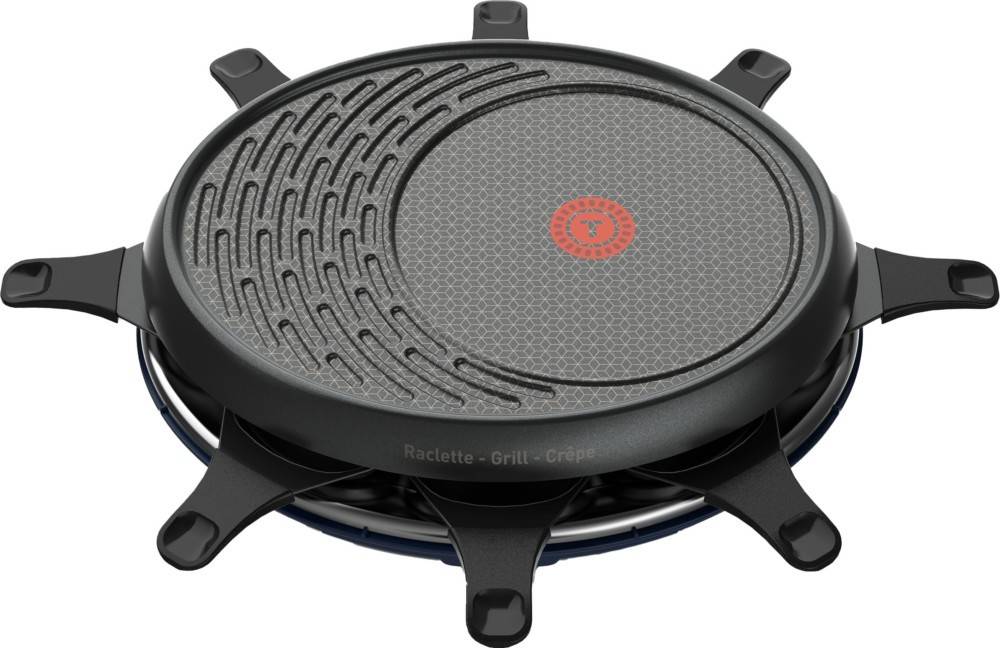 2 Stk. Tefal Raclette-Grill +Crepe RE 3104 sw/bl-2