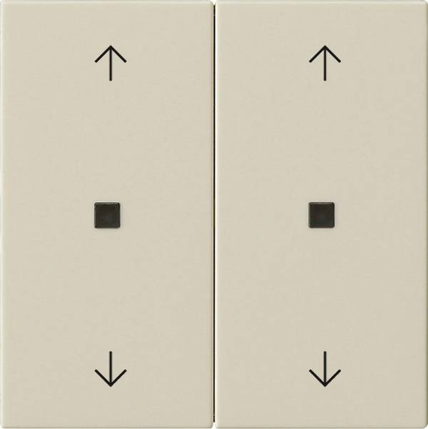 Gira Wippe 2-fach 538601 weiß Kunststoff