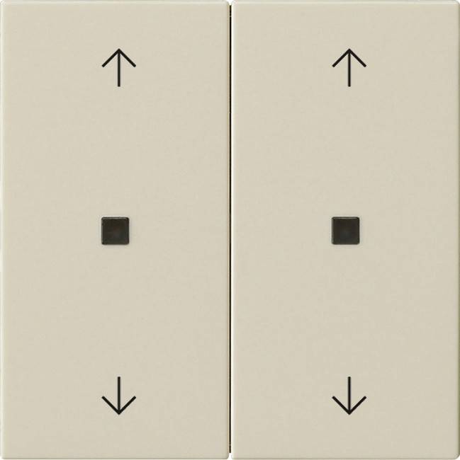 Gira Wippe 2-fach 538601 weiß Kunststoff-0