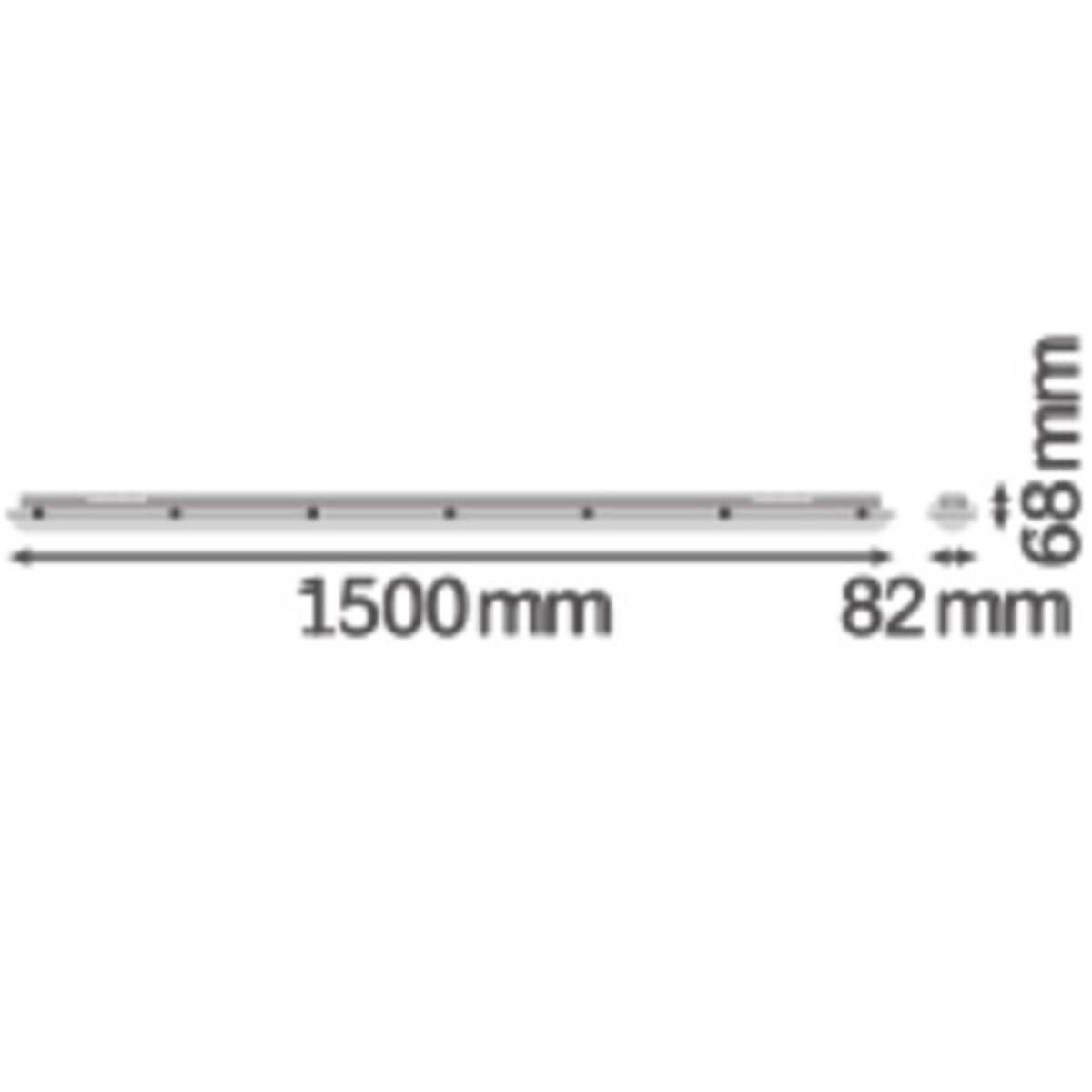 Ledvance LED-Feuchtraumleuchte DPS1500-2