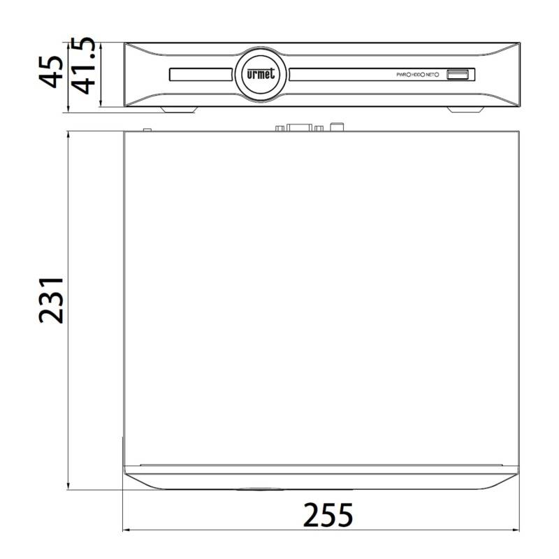 Grothe Netzwerkvideorekorder NVR 1098/405P-1