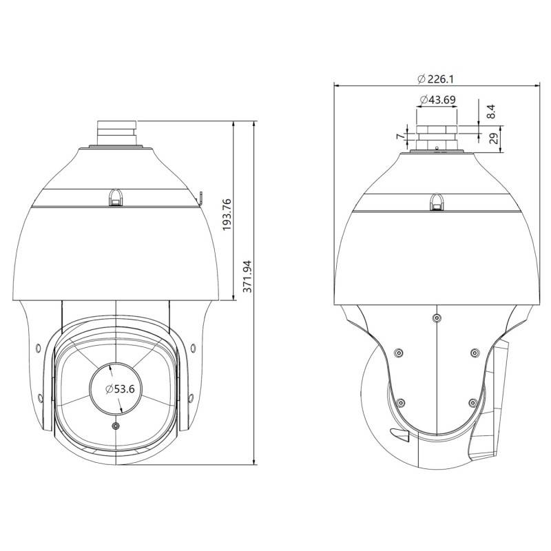 Grothe IP PTZ-Kamera VK 1099/395-1