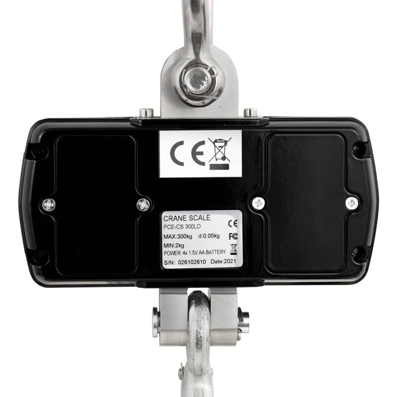 PCE Instruments Kranwaage PCE-CS 300LD |300 kg |Fernbedienung |Genauigkeit 1 % v.Mb. |groß |Summe Funkt. uvm.-2