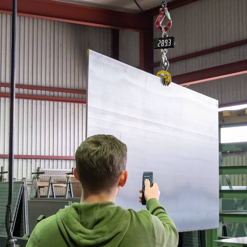 PCE Instruments Kranwaage PCE-CS 500LD |500 kg| Fernbedienung|Genauigkeit 1% v.Mb.|groß|Haken |Schäkel inkl. uvm.-6