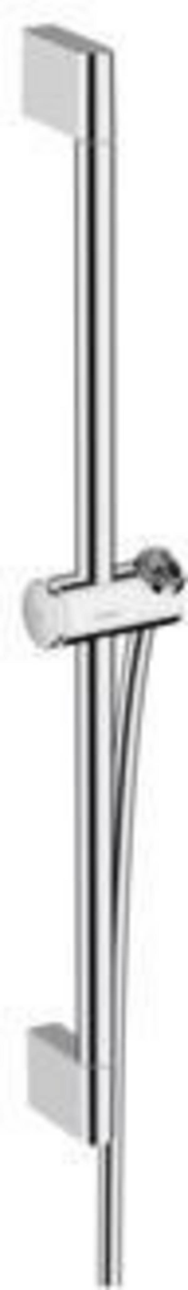 hansgrohe Unica Brausestange Pulsify S 65 cm mit Push Handbrausehalter und Isiflex Brauseschlauch 160 cm, Chrom