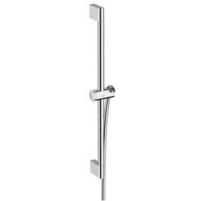 hansgrohe Unica Brausestange Pulsify S 65 cm mit Push Handbrausehalter und Isiflex Brauseschlauch 160 cm, Chrom-0
