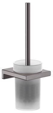 Hansgrohe AddStoris Q Toilettenbürstenhalter, Wandmontage, Brushed Black Chrome-0