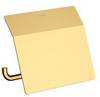 Hansgrohe AddStoris Q Toilettenpapierhalter, Deckel, Polished Gold Optic
