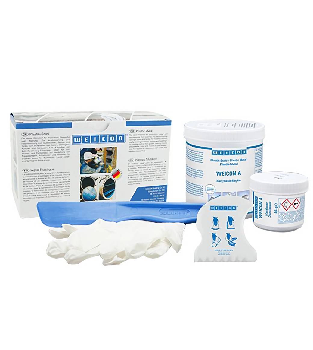 WEICON 10000003 (10000005) Plastik-Stahl A 0.5 kg-0