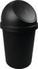 Abfallbehälter H700xØ403mm 45l schwarz HELIT
