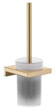 Hansgrohe AddStoris Q Toilettenbürstenhalter, Wandmontage, Brushed Bronze-0