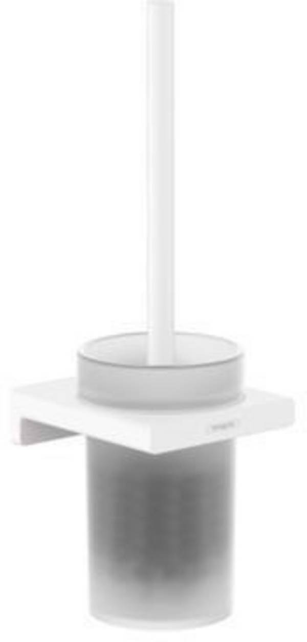 hansgrohe AddStoris Q Porte-balai WC à monter au mur, blanc mat