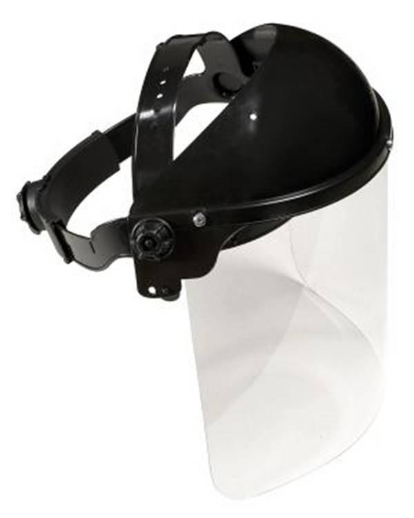 Gesichtschutz ohne Helm, mit Kopfband, Scheibe PC