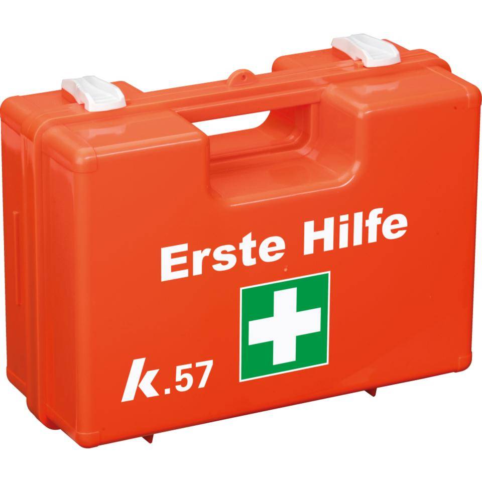 K.57 Erste-Hilfe-Koffer Classic, Füllung DIN 13157, leuchtorange-1