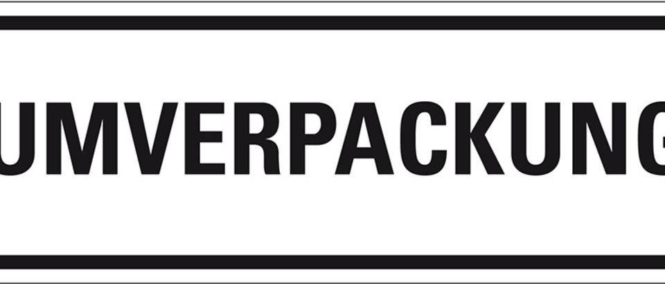 Verpackungskennzeichen UMVERPACKUNG, Haftpapier, permanent, 147x50mm, 500/Rolle-0