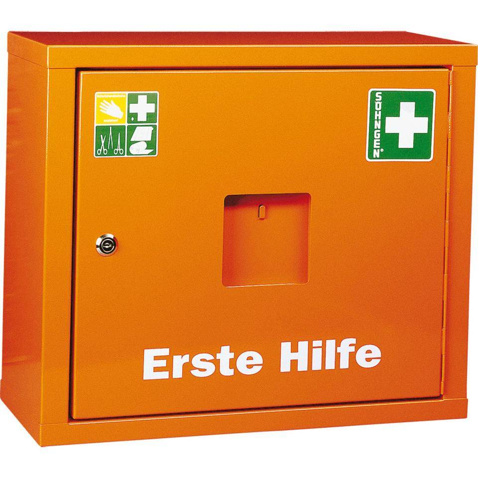 SÖHNGEN® Sanitätswandschrank Addition, leer, orange, Feinblech, 490x420x200mm-0