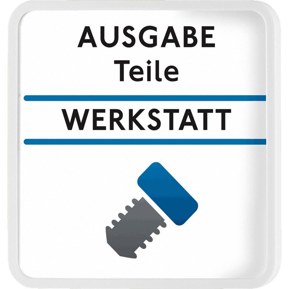 Rahmen für Türschild Maxi, weiß, Kunststoff, 150x150mm, 3/VE-0