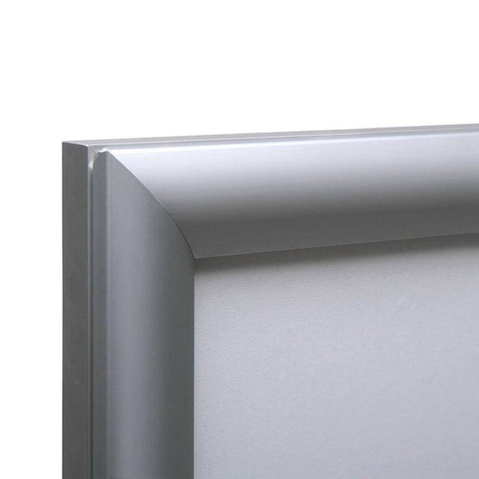 LED-Leuchtrahmen, silber, Aluminium, Profilbreite 30mm, DIN A4, 339x252x27mm-1