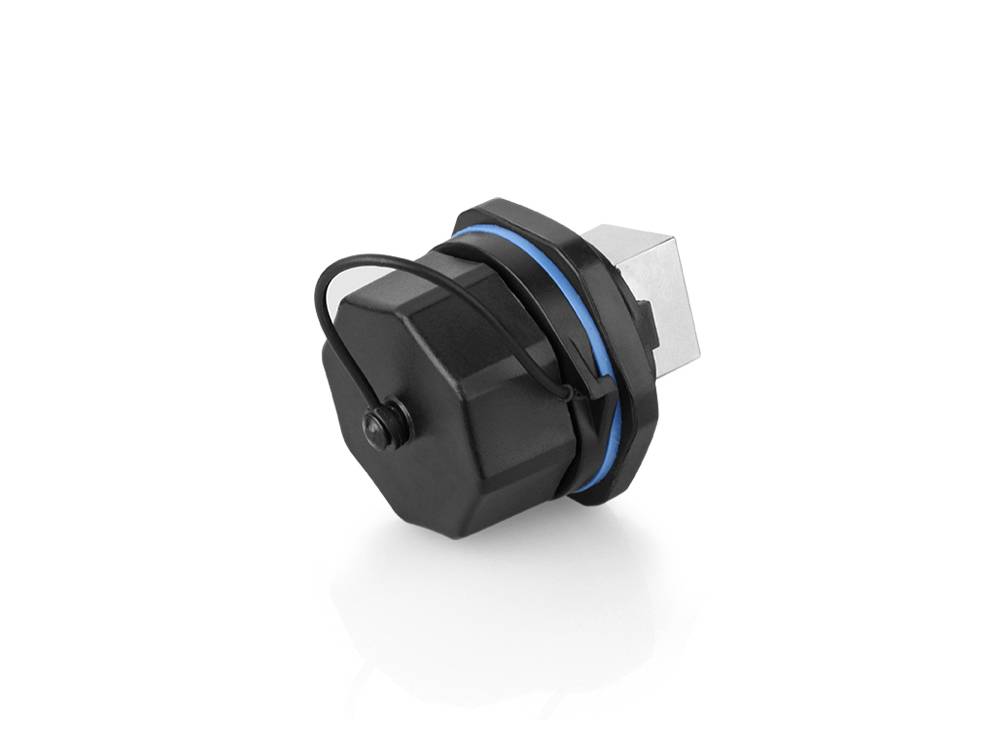 Industrie-Steckverbinder S6 - RJ45 Durchführungskupplung, RJ45 Buchse beidseitig, Bajonett, Good Connections®-1