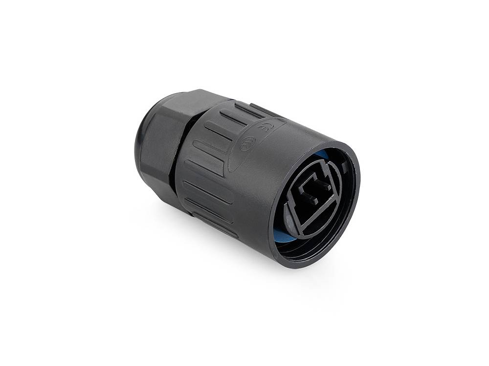 Industrie-Steckverbinder S6 - Unbestückter Stecker, Aussparung für RJ45 Stecker, Bajonett, Good Connections®-2
