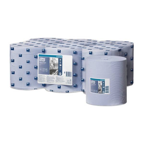 TORK Mehrzweck-Putzrolle, 1-lagig, blau, 320 m