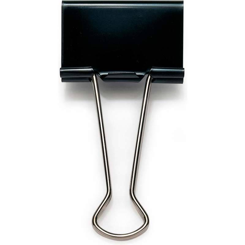 RAPESCO Foldback-Klammern, Breite: 50 mm, schwarz