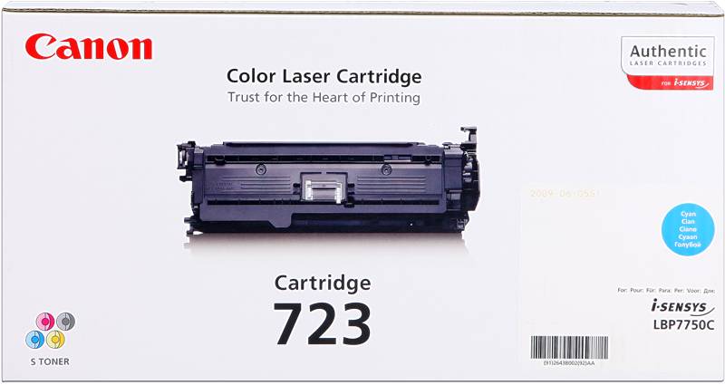 Original Canon 723c Cyan Toner 2643B002 Toner-0