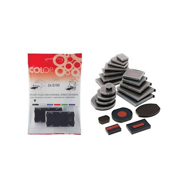 COLOP Ersatzstempelkissen E/Q17, schwarz, Doppelpack